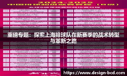 重磅专题：探索上海排球队在新赛季的战术转型与革新之路