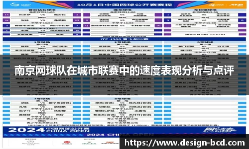 南京网球队在城市联赛中的速度表现分析与点评